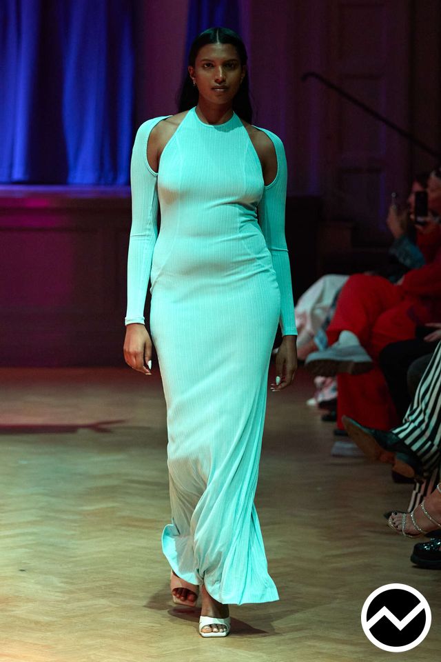 Ray Chu, SS26 womenswear, Ribbed, look 7