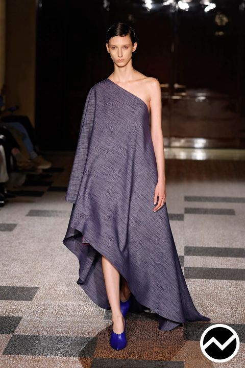 Roksanda, SS26 womenswear, Asymmetric Hem Dress, look 10