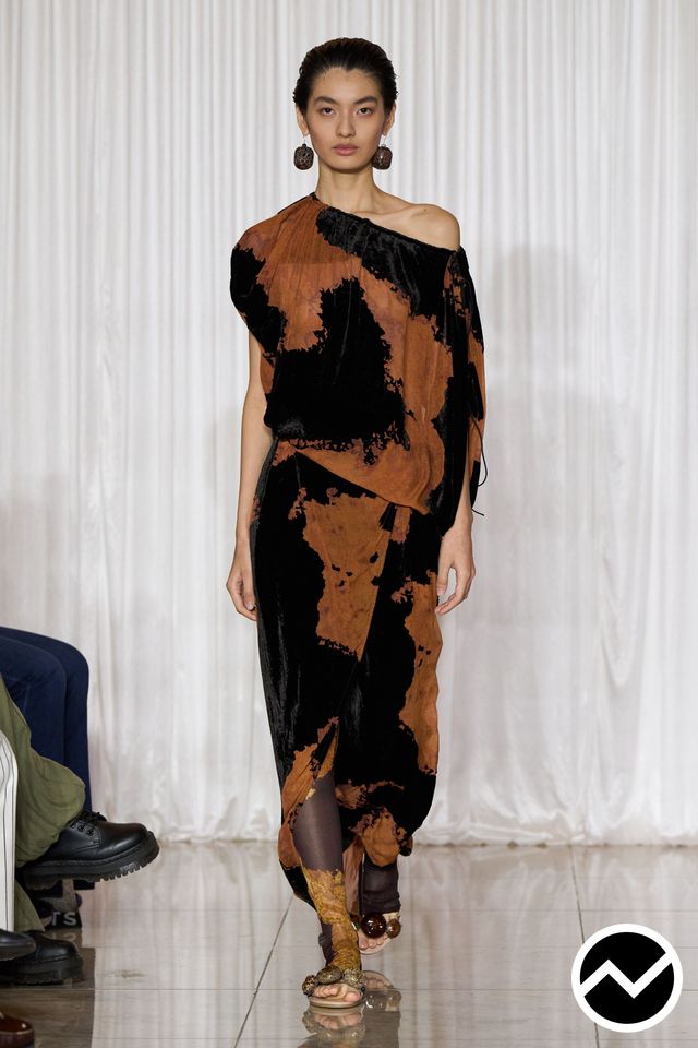 Rory William Docherty, SS26 womenswear, Bronze, look 14