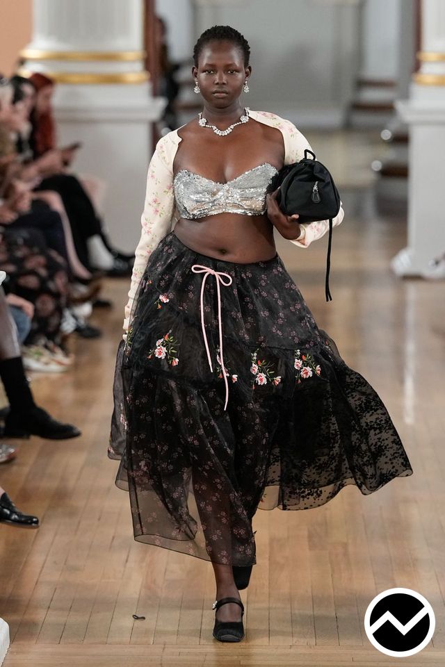 Simone Rocha, SS26 womenswear, Ecru, look 52