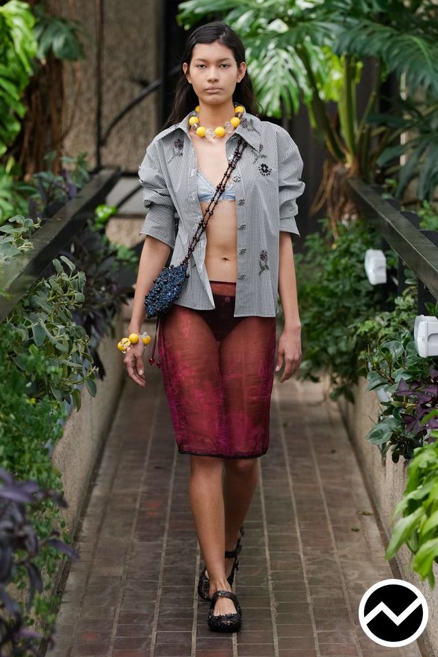 Susan Fang, SS26 womenswear, Puff Sleeve Shirts, look 14