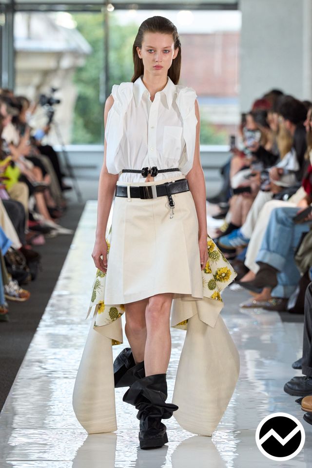 Toga, SS26 womenswear, Puff Sleeve Shirts, look 4