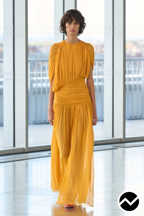 TOVE, SS26 womenswear, Mustard, look 7