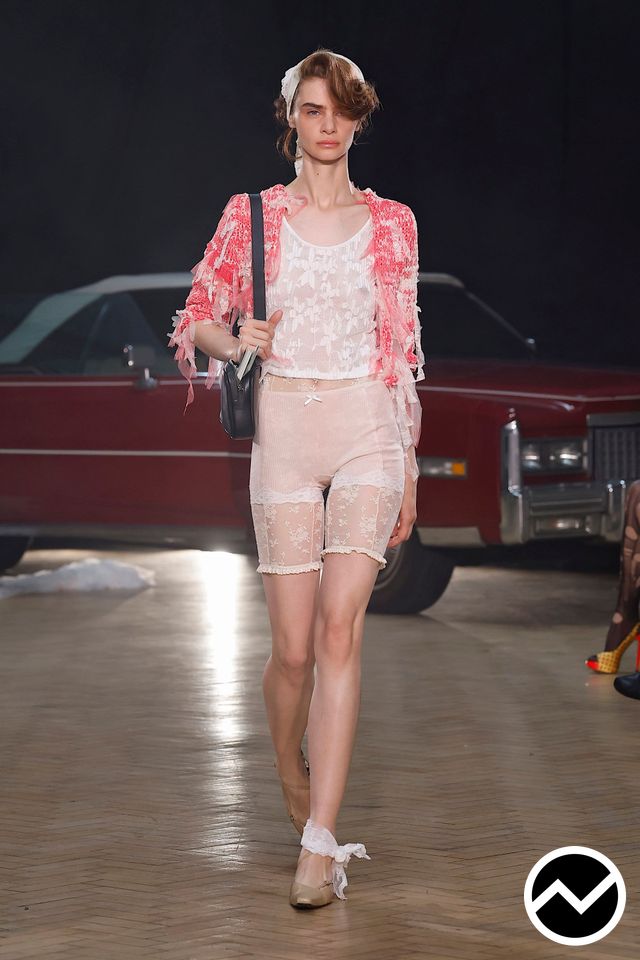 Yuhan Wang, SS26 womenswear, Collarless Jacket, look 5