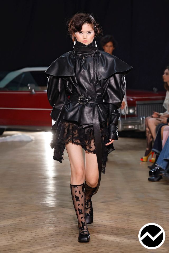 Yuhan Wang, SS26 womenswear, Leather, look 22