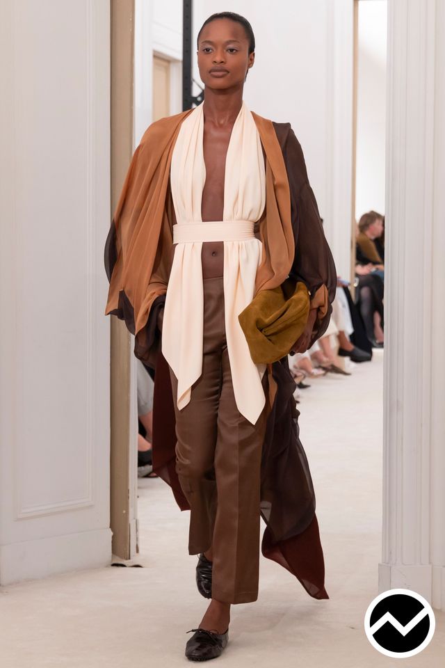 Alberta Ferretti, SS26 womenswear, Chocolate, look 30