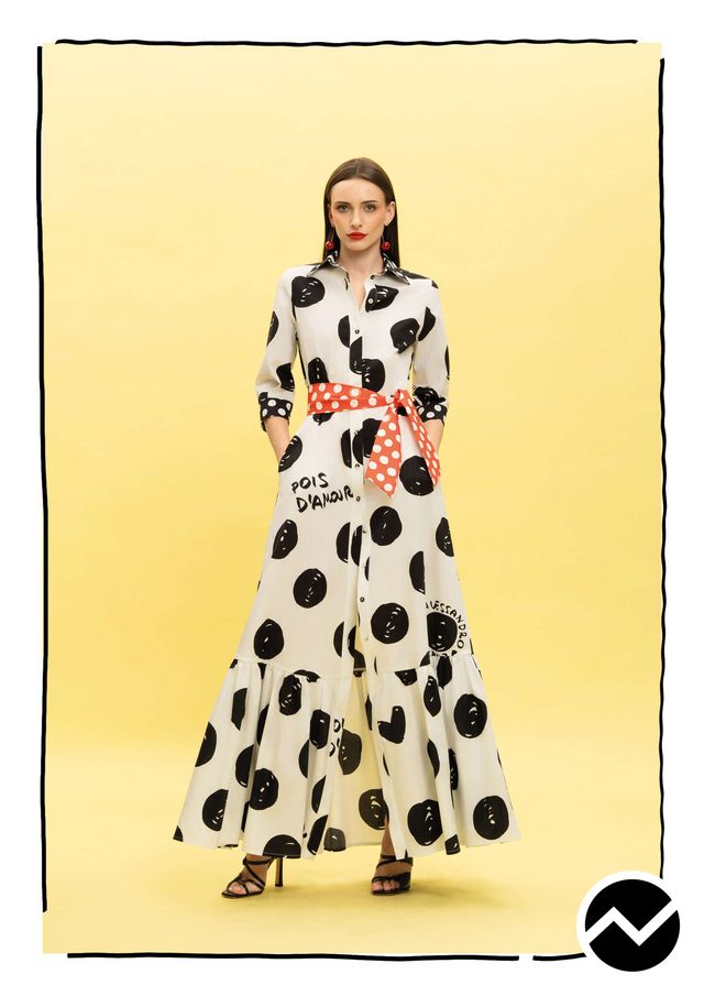 Alessandro Enriquez, SS26 womenswear, Polka Dot, look 3