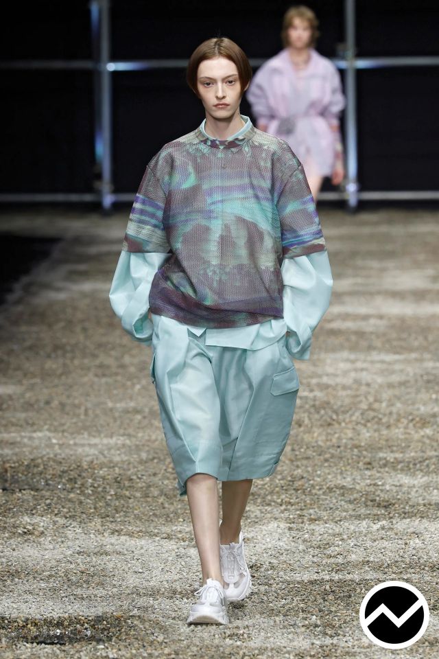 Anteprima, SS26 womenswear, Oversized Sweatshirt, look 12