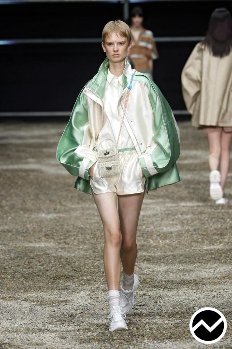 Anteprima, SS26 womenswear, Side Pocket Shorts, look 26