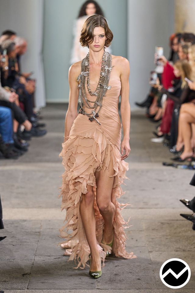 Blumarine, SS26 womenswear, Terra Cotta, look 24