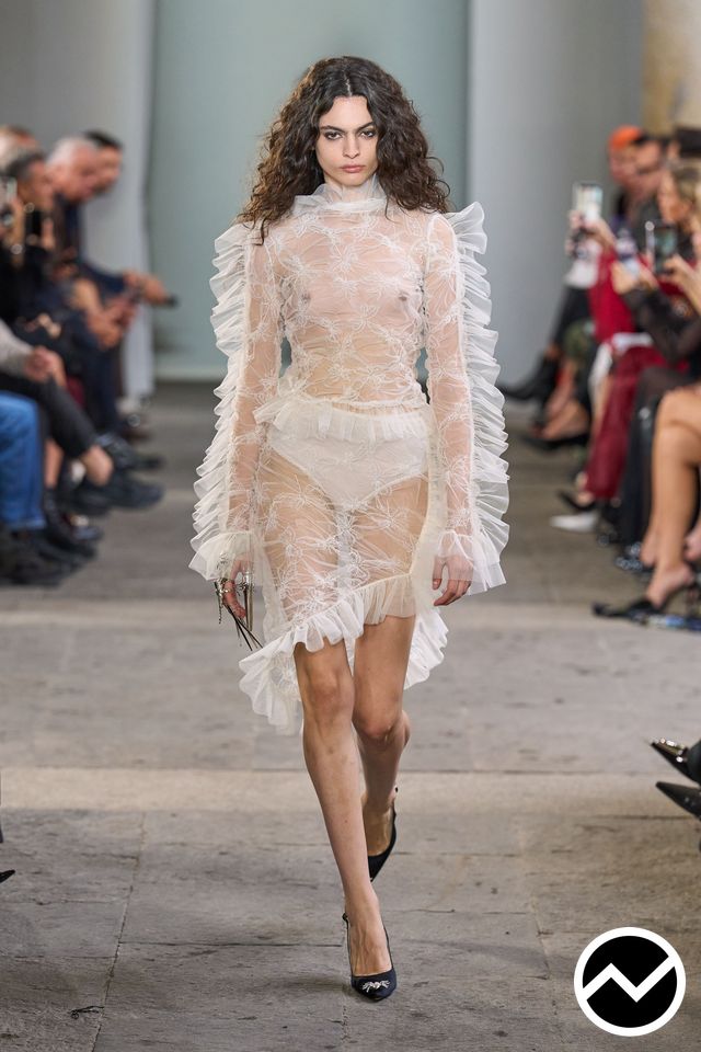 Blumarine, SS26 womenswear, Lace, look 26
