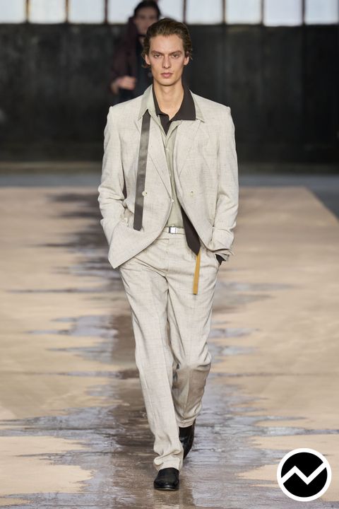 BOSS, SS26 menswear, Smoke, look 4