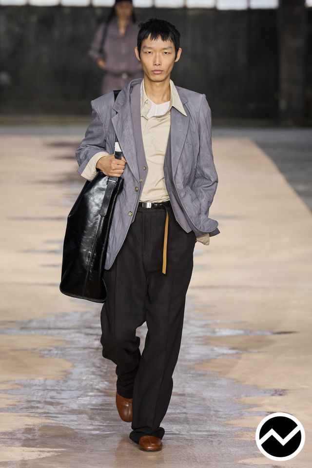 BOSS, SS26 menswear, Muslin, look 46