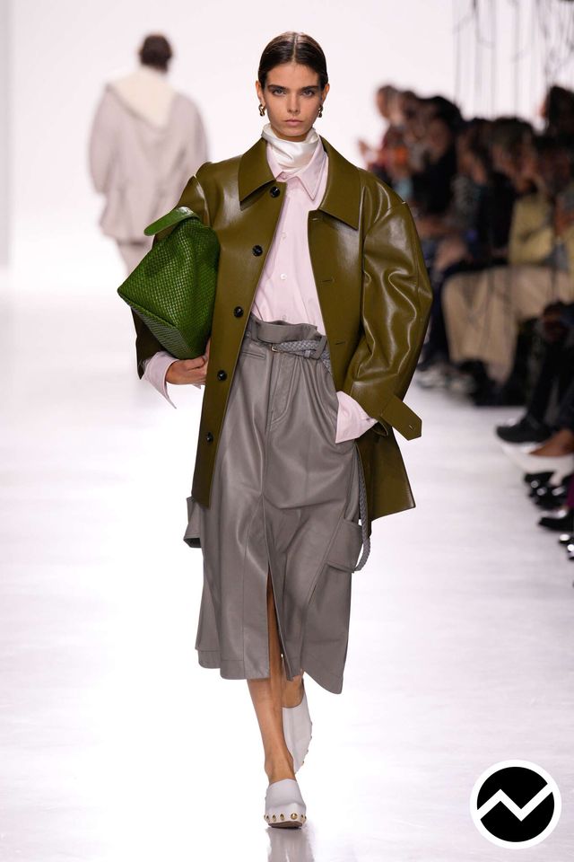 Bottega Veneta, SS26 womenswear, Side Pocket Coat, look 45