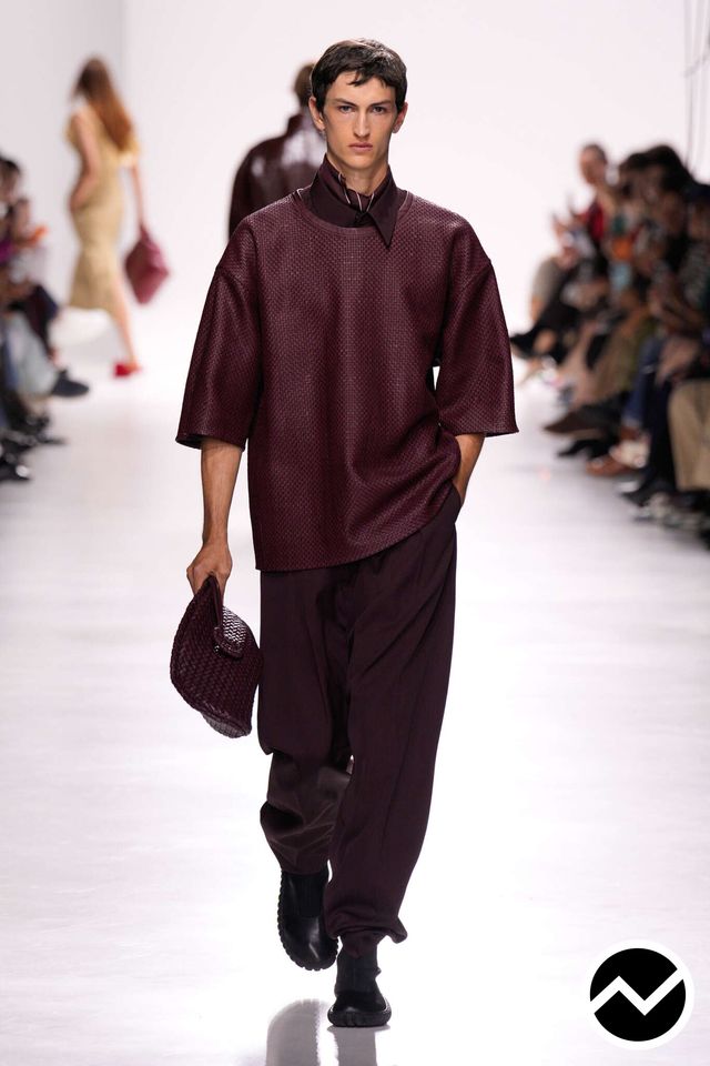 Bottega Veneta, SS26 menswear, Jacquard, look 57