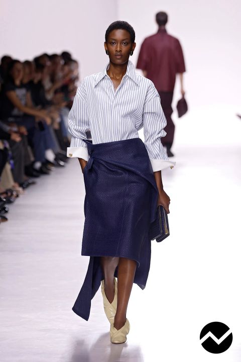 Bottega Veneta, SS26 womenswear, Side Pocket Skirts, look 62