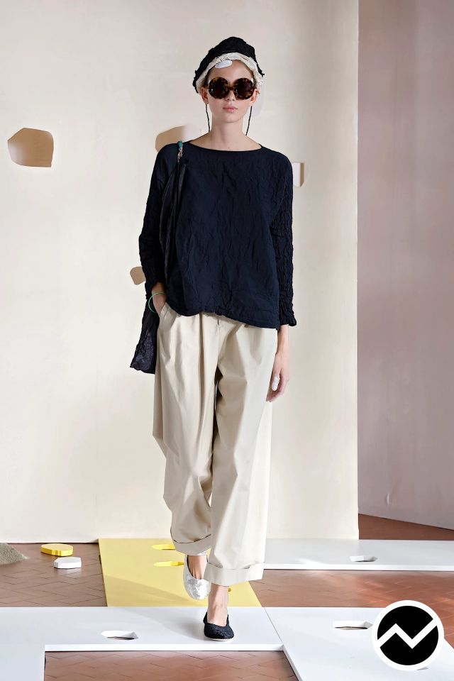 Daniela Gregis, SS26 womenswear, Double Pleated Pants, look 13