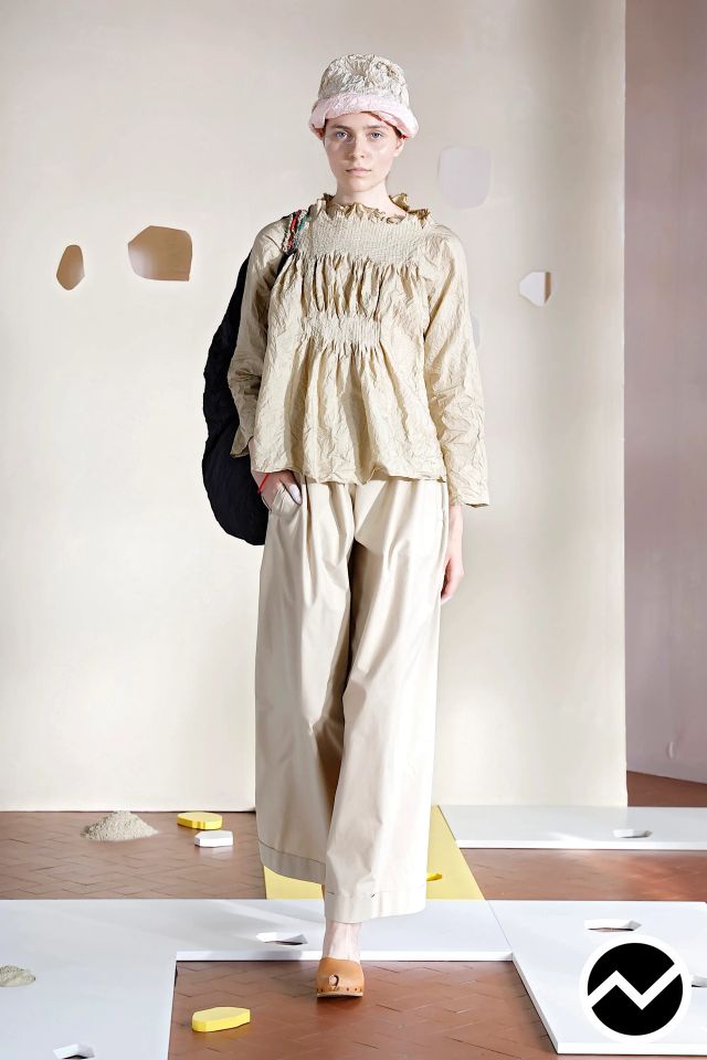 Daniela Gregis, SS26 womenswear, Ecru, look 16