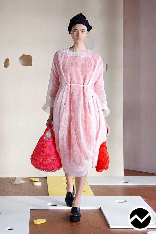 Daniela Gregis, SS26 womenswear, Rose, look 38