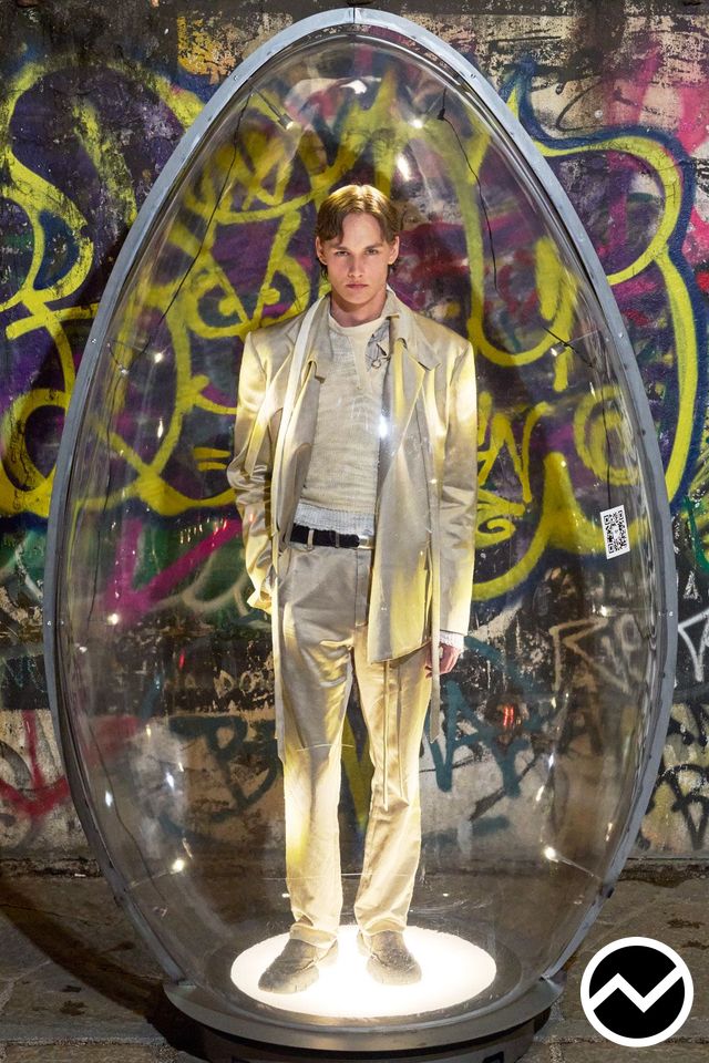 Diesel, SS26 menswear, Satin, look 9