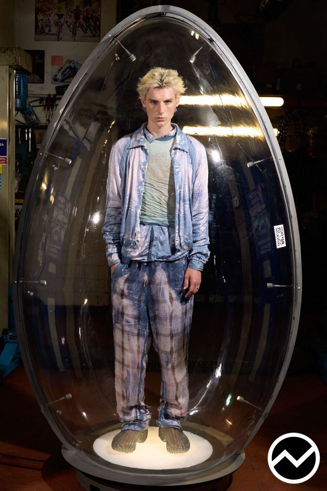 Diesel, SS26 menswear, Nordic Blue, look 51