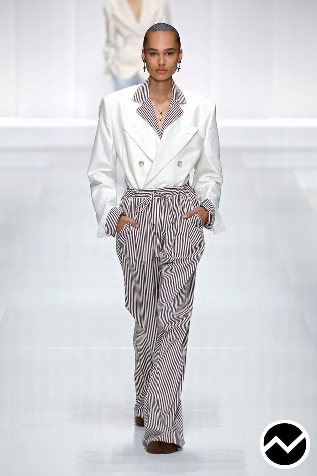 Dolce & Gabbana, SS26 womenswear, Single Pleated Pants, look 41