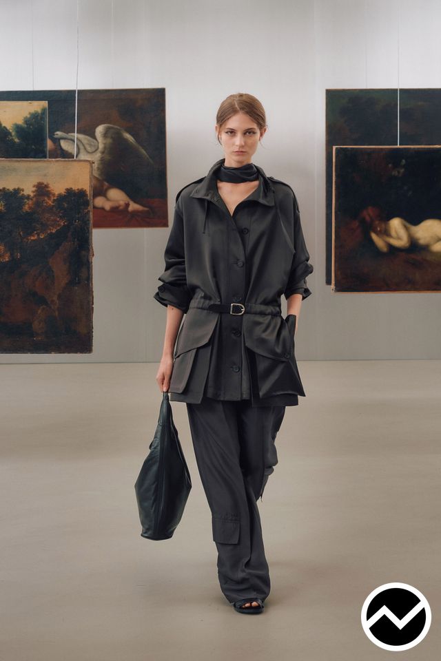 Durazzi Milano, SS26 womenswear, Sculpted Jacket, look 15