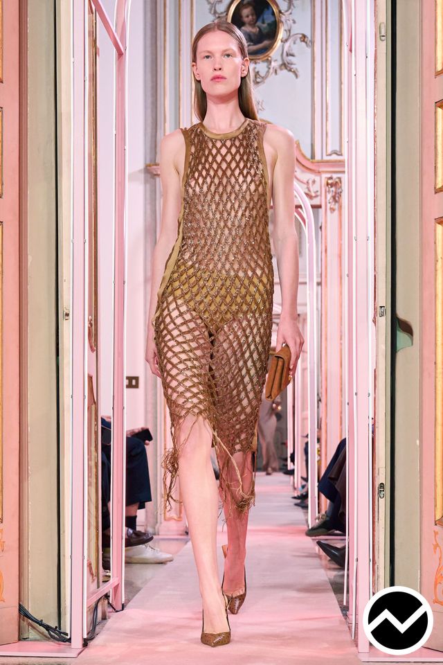 Elisabetta Franchi, SS26 womenswear, High Neckline Dress, look 34