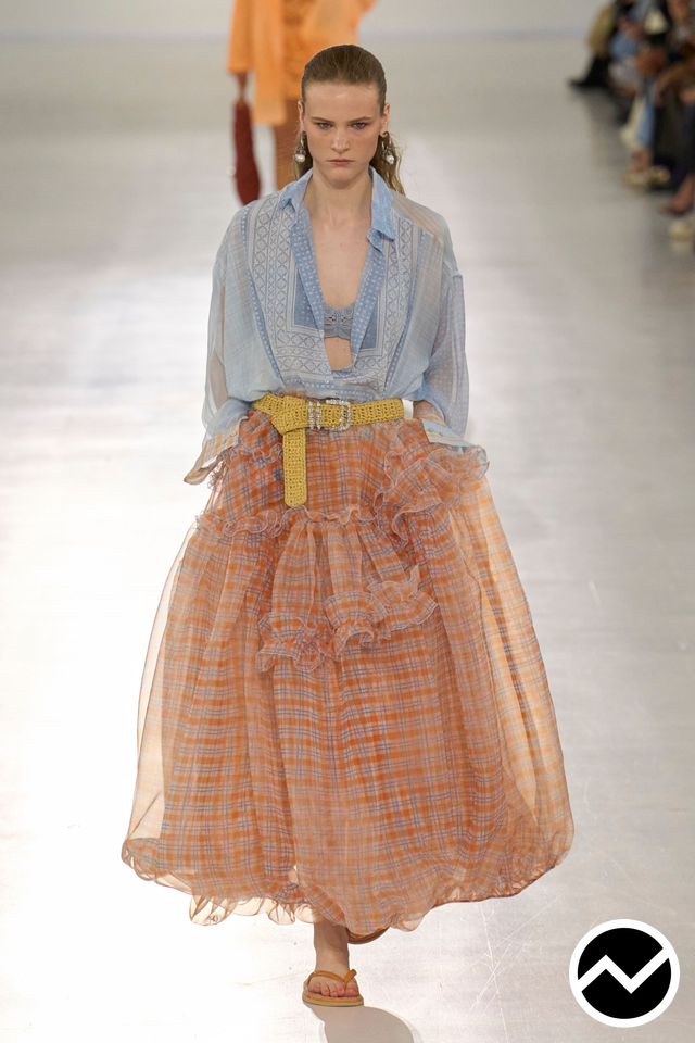 Ermanno Scervino, SS26 womenswear, Gathered Skirts, look 32