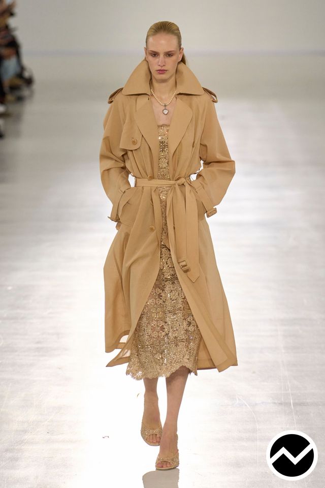 Ermanno Scervino, SS26 womenswear, Wrap Tie Coat, look 50