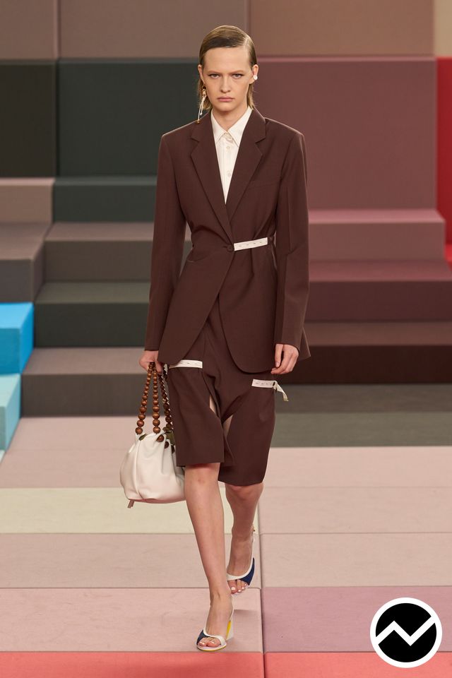 Fendi, SS26 womenswear, Chocolate, look 4