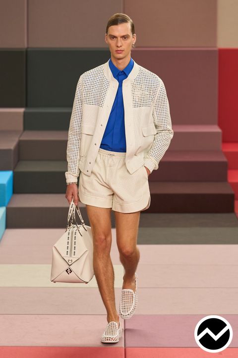 Fendi, SS26 menswear, Relaxed Shorts, look 34