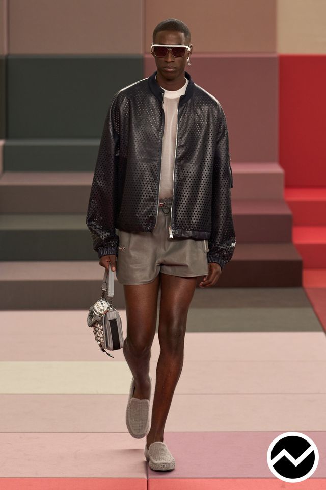 Fendi, SS26 menswear, Zipped Pocket Jacket, look 37