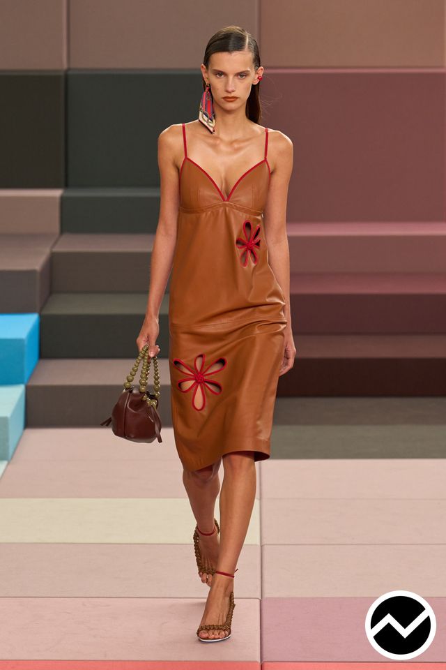 Fendi, SS26 womenswear, Rust, look 41
