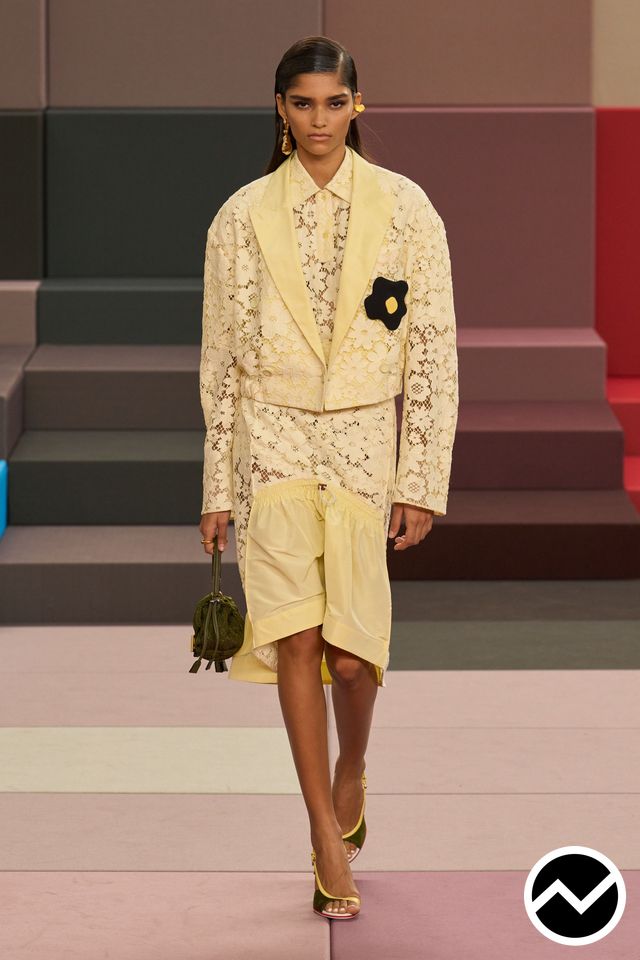 Fendi, SS26 womenswear, Cropped Jacket, look 57