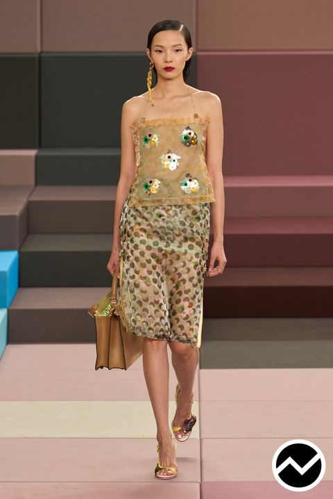Fendi, SS26 womenswear, Organza, look 76