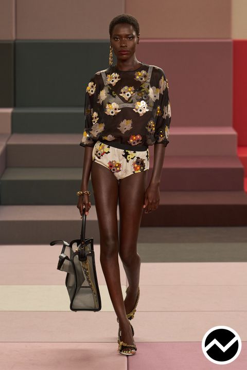 Fendi, SS26 womenswear, Micro Shorts, look 81