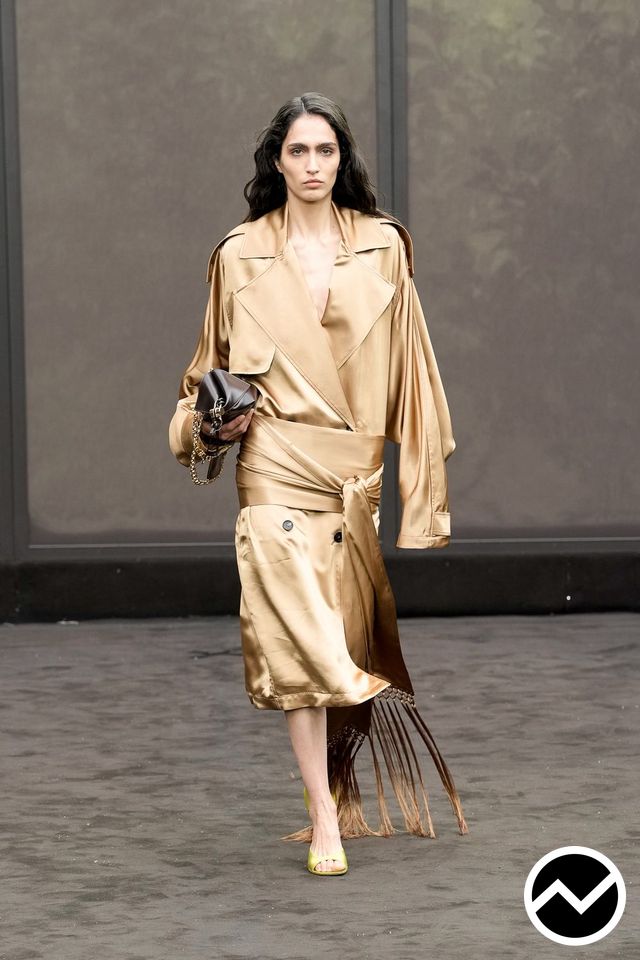 Ferragamo, SS26 womenswear, Champagne, look 29