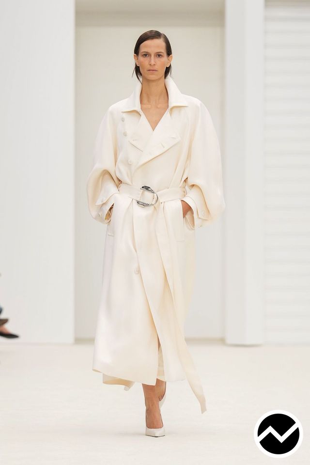 Ferrari, SS26 womenswear, Drop Shoulder Coat, look 1
