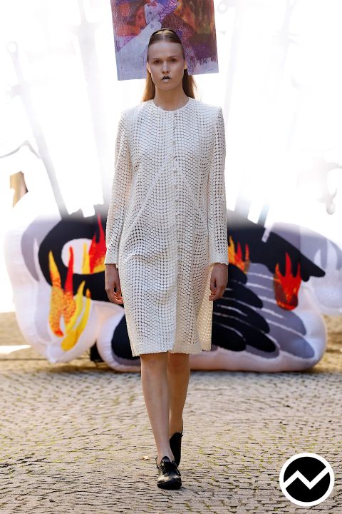 Francesca Liberatore, SS26 womenswear, Geometric, look 3