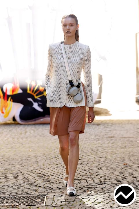Francesca Liberatore, SS26 womenswear, Loose Shorts, look 12