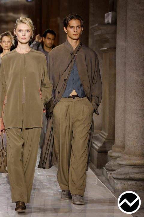 Giorgio Armani, SS26 menswear, Olive, look 24