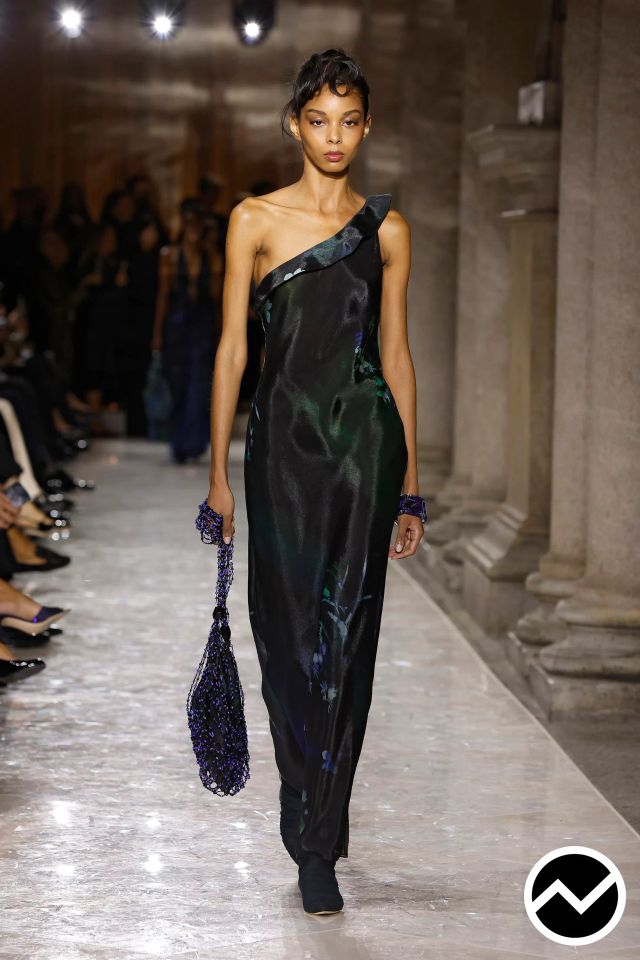 Giorgio Armani, SS26 womenswear, Black, look 72
