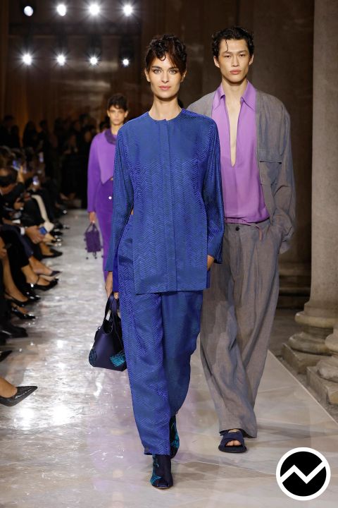 Giorgio Armani, SS26 womenswear, Twill, look 76