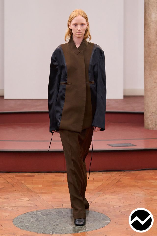 Institution by Galib Gassanoff, SS26 womenswear, Wrap Tie Jacket, look 23