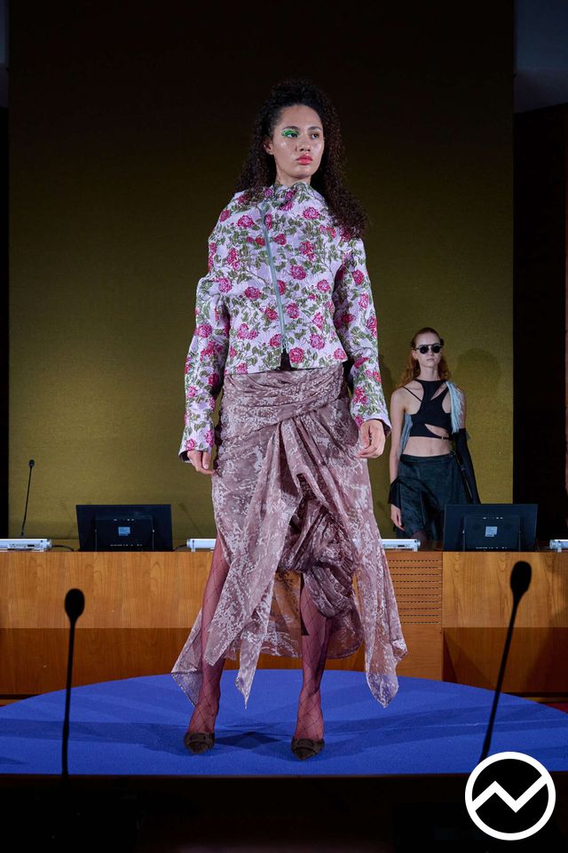 Jarel Zhang, SS26 womenswear, Mauve, look 10