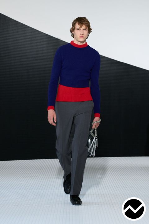 Jil Sander, SS26 menswear, Hip Length Sweater, look 24