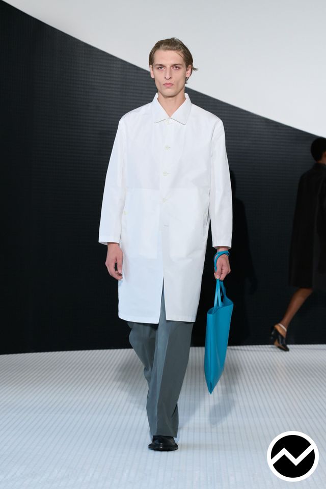Jil Sander, SS26 menswear, White, look 48