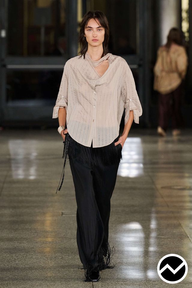 Keqiao, SS26 womenswear, Buttoned Shirts, look 4