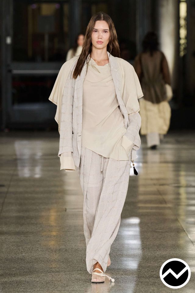 Keqiao, SS26 womenswear, Elasticated Waistline Pants, look 13